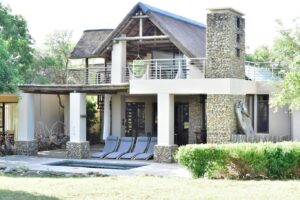 Kwemukela Lodge safari villa with expansive bushveld views and elegant lodge design.